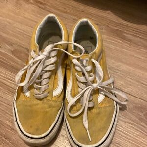 Used mustard Vans